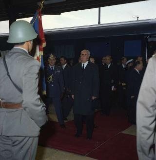 Visita ufficiale del Presidente della Repubblica Giuseppe Saragat accompagnato dall'on. Aldo Moro, Ministro degli Esteri, nella Repubblica Federativa di Jugoslavia (Belgrado, Zagabria, Lubiana), 2-6 ottobre 1969