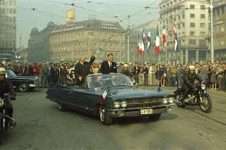 Visita ufficiale del Presidente della Repubblica Giuseppe Saragat accompagnato dall'on. Aldo Moro, Ministro degli Esteri, nella Repubblica Federativa di Jugoslavia (Belgrado, Zagabria, Lubiana), 2-6 ottobre 1969