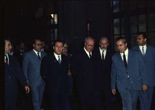 Visita ufficiale del Presidente della Repubblica Giuseppe Saragat accompagnato dall'on. Aldo Moro, Ministro degli Esteri, nella Repubblica Federativa di Jugoslavia (Belgrado, Zagabria, Lubiana), 2-6 ottobre 1969