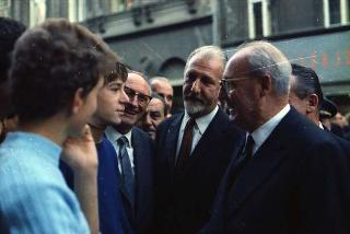 Visita ufficiale del Presidente della Repubblica Giuseppe Saragat accompagnato dall'on. Aldo Moro, Ministro degli Esteri, nella Repubblica Federativa di Jugoslavia (Belgrado, Zagabria, Lubiana), 2-6 ottobre 1969