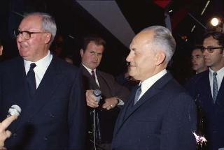 Visita ufficiale del Presidente della Repubblica Giuseppe Saragat accompagnato dall'on. Aldo Moro, Ministro degli Esteri, nella Repubblica Federativa di Jugoslavia (Belgrado, Zagabria, Lubiana), 2-6 ottobre 1969