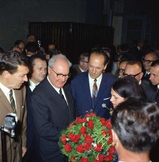 Visita ufficiale del Presidente della Repubblica Giuseppe Saragat accompagnato dall'on. Aldo Moro, Ministro degli Esteri, nella Repubblica Federativa di Jugoslavia (Belgrado, Zagabria, Lubiana), 2-6 ottobre 1969