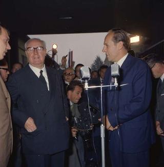 Visita ufficiale del Presidente della Repubblica Giuseppe Saragat accompagnato dall'on. Aldo Moro, Ministro degli Esteri, nella Repubblica Federativa di Jugoslavia (Belgrado, Zagabria, Lubiana), 2-6 ottobre 1969
