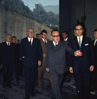 Visita ufficiale del Presidente della Repubblica Giuseppe Saragat accompagnato dall'on. Aldo Moro, Ministro degli Esteri, nella Repubblica Federativa di Jugoslavia (Belgrado, Zagabria, Lubiana), 2-6 ottobre 1969