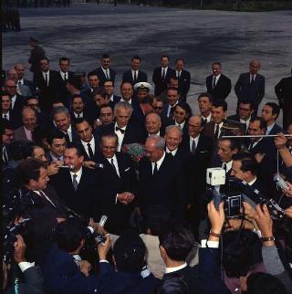 Visita ufficiale del Presidente della Repubblica Giuseppe Saragat accompagnato dall'on. Aldo Moro, Ministro degli Esteri, nella Repubblica Federativa di Jugoslavia (Belgrado, Zagabria, Lubiana), 2-6 ottobre 1969