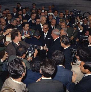 Visita ufficiale del Presidente della Repubblica Giuseppe Saragat accompagnato dall'on. Aldo Moro, Ministro degli Esteri, nella Repubblica Federativa di Jugoslavia (Belgrado, Zagabria, Lubiana), 2-6 ottobre 1969