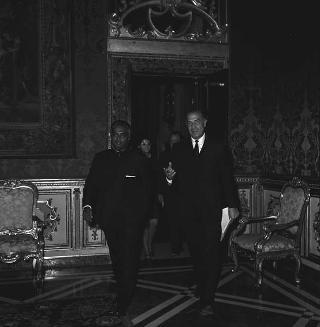 Richard E. Kannangara, nuovo ambasciatore di Ceylon: presentazione lettere credenziali