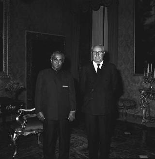 Richard E. Kannangara, nuovo ambasciatore di Ceylon: presentazione lettere credenziali