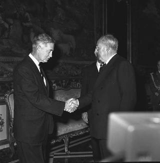 Graham A. Martin, nuovo ambasciatore degli Stati Uniti d'America: presentazione lettere credenziali