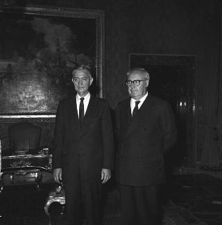 Graham A. Martin, nuovo ambasciatore degli Stati Uniti d'America: presentazione lettere credenziali