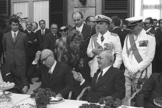 Ricevimento offerto dal Presidente Giuseppe Saragat in occasione della Festa della Repubblica