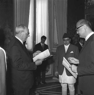S. Schmser Rana, nuovo ambasciatore del Nepal: presentazione lettere credenziali