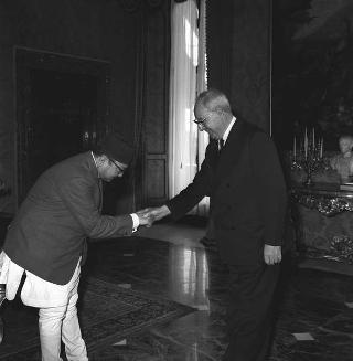 S. Schmser Rana, nuovo ambasciatore del Nepal: presentazione lettere credenziali