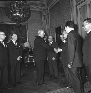 Avv. Alfredo Amatucci, vice Presidente del Consiglio superiore della magistratura, con i componenti del Consiglio medesimo