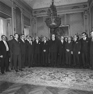 Avv. Alfredo Amatucci, vice Presidente del Consiglio superiore della magistratura, con i componenti del Consiglio medesimo