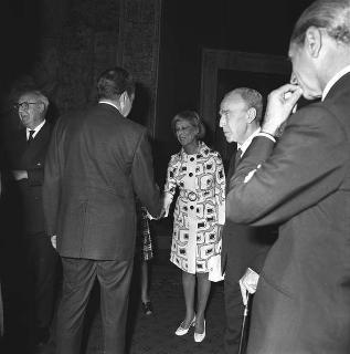 Visita ufficiale del Presidente degli Stati Uniti d'America, Richard Nixon accompagnato dalla first lady la Signora Barbara Nixon