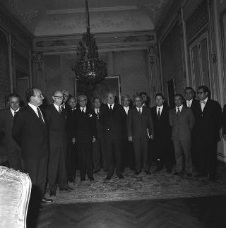 Roberto Palleschi, Presidente del Consiglio regionale del Lazio, con l'ufficio di presidenza