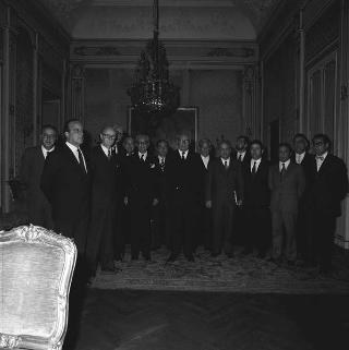 Roberto Palleschi, Presidente del Consiglio regionale del Lazio, con l'ufficio di presidenza