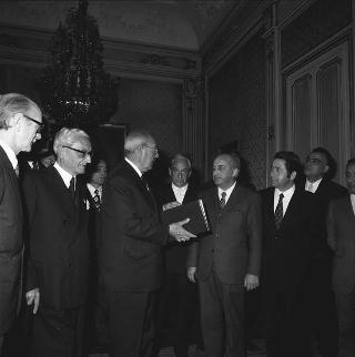 Roberto Palleschi, Presidente del Consiglio regionale del Lazio, con l'ufficio di presidenza