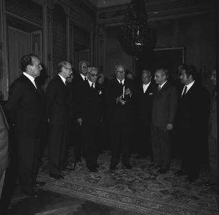 Roberto Palleschi, Presidente del Consiglio regionale del Lazio, con l'ufficio di presidenza