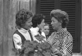 Giardini del Quirinale, ricevimento offerto dal Presidente della Repubblica Giuseppe Saragat al Corpo Diplomatico in occasione della Festa della Repubblica