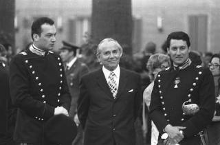Giardini del Quirinale, ricevimento offerto dal Presidente della Repubblica Giuseppe Saragat al Corpo Diplomatico in occasione della Festa della Repubblica