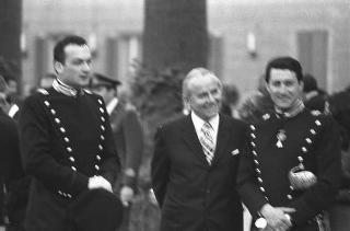Giardini del Quirinale, ricevimento offerto dal Presidente della Repubblica Giuseppe Saragat al Corpo Diplomatico in occasione della Festa della Repubblica