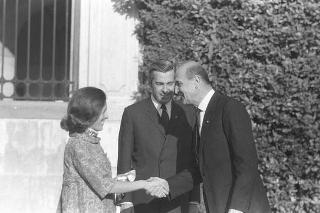 Giardini del Quirinale, ricevimento offerto dal Presidente della Repubblica Giuseppe Saragat al Corpo Diplomatico in occasione della Festa della Repubblica