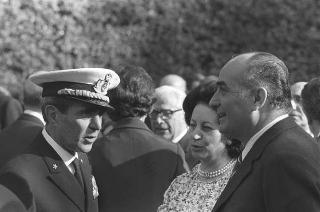 Giardini del Quirinale, ricevimento offerto dal Presidente della Repubblica Giuseppe Saragat al Corpo Diplomatico in occasione della Festa della Repubblica
