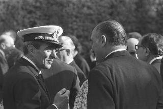 Giardini del Quirinale, ricevimento offerto dal Presidente della Repubblica Giuseppe Saragat al Corpo Diplomatico in occasione della Festa della Repubblica