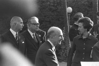 Giardini del Quirinale, ricevimento offerto dal Presidente della Repubblica Giuseppe Saragat al Corpo Diplomatico in occasione della Festa della Repubblica