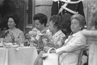 Giardini del Quirinale, ricevimento offerto dal Presidente della Repubblica Giuseppe Saragat al Corpo Diplomatico in occasione della Festa della Repubblica