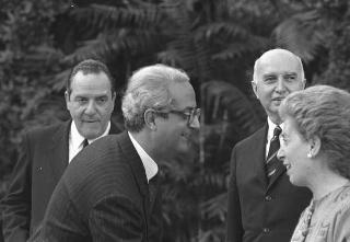 Giardini del Quirinale, ricevimento offerto dal Presidente della Repubblica Giuseppe Saragat al Corpo Diplomatico in occasione della Festa della Repubblica