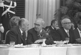 Giardini del Quirinale, ricevimento offerto dal Presidente della Repubblica Giuseppe Saragat al Corpo Diplomatico in occasione della Festa della Repubblica