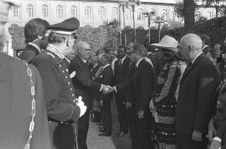 Giardini del Quirinale, ricevimento offerto dal Presidente della Repubblica Giuseppe Saragat al Corpo Diplomatico in occasione della Festa della Repubblica