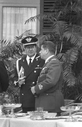 Giardini del Quirinale, ricevimento offerto dal Presidente della Repubblica Giuseppe Saragat al Corpo Diplomatico in occasione della Festa della Repubblica
