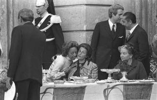 Giardini del Quirinale, ricevimento offerto dal Presidente della Repubblica Giuseppe Saragat al Corpo Diplomatico in occasione della Festa della Repubblica