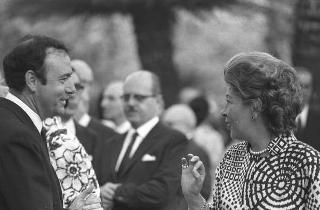 Giardini del Quirinale, ricevimento offerto dal Presidente della Repubblica Giuseppe Saragat al Corpo Diplomatico in occasione della Festa della Repubblica