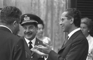 Giardini del Quirinale, ricevimento offerto dal Presidente della Repubblica Giuseppe Saragat al Corpo Diplomatico in occasione della Festa della Repubblica