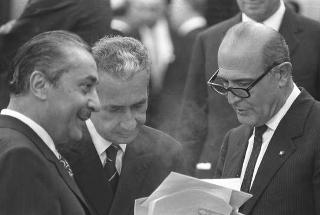 Giardini del Quirinale, ricevimento offerto dal Presidente della Repubblica Giuseppe Saragat al Corpo Diplomatico in occasione della Festa della Repubblica