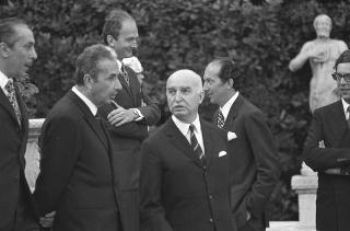Giardini del Quirinale, ricevimento offerto dal Presidente della Repubblica Giuseppe Saragat al Corpo Diplomatico in occasione della Festa della Repubblica
