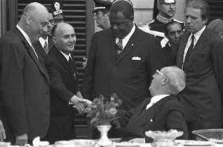 Giardini del Quirinale, ricevimento offerto dal Presidente della Repubblica Giuseppe Saragat al Corpo Diplomatico in occasione della Festa della Repubblica