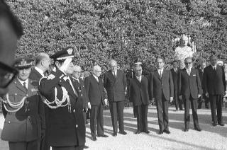 Giardini del Quirinale, ricevimento offerto dal Presidente della Repubblica Giuseppe Saragat al Corpo Diplomatico in occasione della Festa della Repubblica