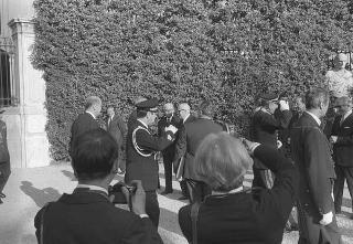 Giardini del Quirinale, ricevimento offerto dal Presidente della Repubblica Giuseppe Saragat al Corpo Diplomatico in occasione della Festa della Repubblica