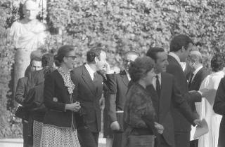 Giardini del Quirinale, ricevimento offerto dal Presidente della Repubblica Giuseppe Saragat al Corpo Diplomatico in occasione della Festa della Repubblica