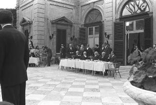 Giardini del Quirinale, ricevimento offerto dal Presidente della Repubblica Giuseppe Saragat al Corpo Diplomatico in occasione della Festa della Repubblica