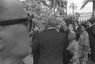Giardini del Quirinale, ricevimento offerto dal Presidente della Repubblica Giuseppe Saragat al Corpo Diplomatico in occasione della Festa della Repubblica