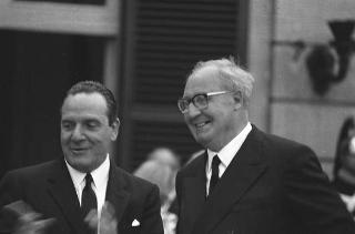 Giardini del Quirinale, ricevimento offerto dal Presidente della Repubblica Giuseppe Saragat al Corpo Diplomatico in occasione della Festa della Repubblica