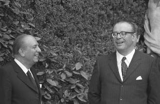 Giardini del Quirinale, ricevimento offerto dal Presidente della Repubblica Giuseppe Saragat al Corpo Diplomatico in occasione della Festa della Repubblica