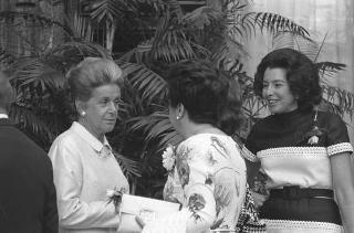 Giardini del Quirinale, ricevimento offerto dal Presidente della Repubblica Giuseppe Saragat al Corpo Diplomatico in occasione della Festa della Repubblica